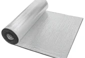 Pianka kauczukowa z podwójnym aluminium Bitmat paroizolacja do kampera K9 2xALU izolacja akustyczna i termiczna 100×100 cm