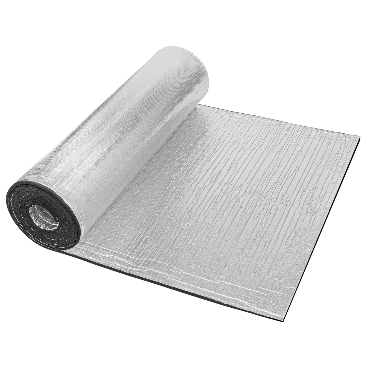 Pianka kauczukowa z podwójnym aluminium Bitmat paroizolacja do kampera K9 2xALU izolacja akustyczna i termiczna 100×100 cm