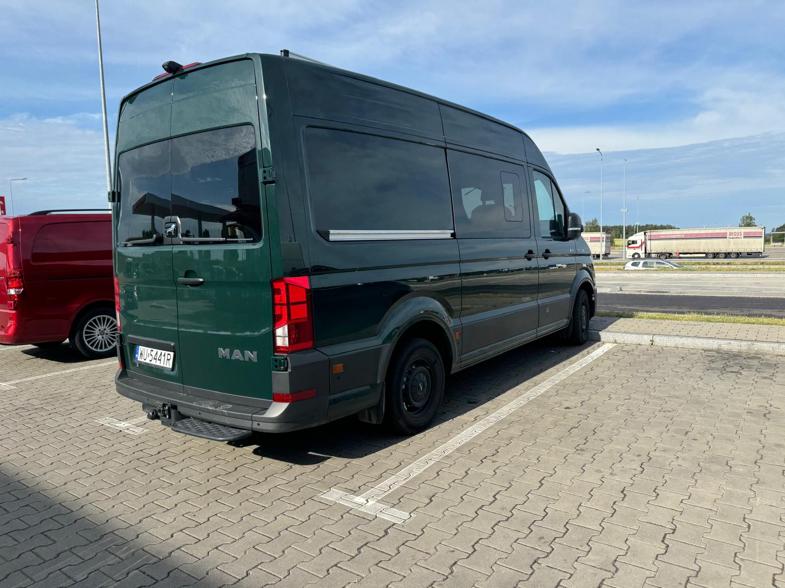 MAN TGE 4×4 automat 177 km , cena netto + vat