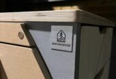 Modułowa zabudowa camperowa z funkcją biura Nowoczesna, modułowa zabudowa camperowa zaprojektowana z myślą o maksymalnej funkcjonalności i estetyce.