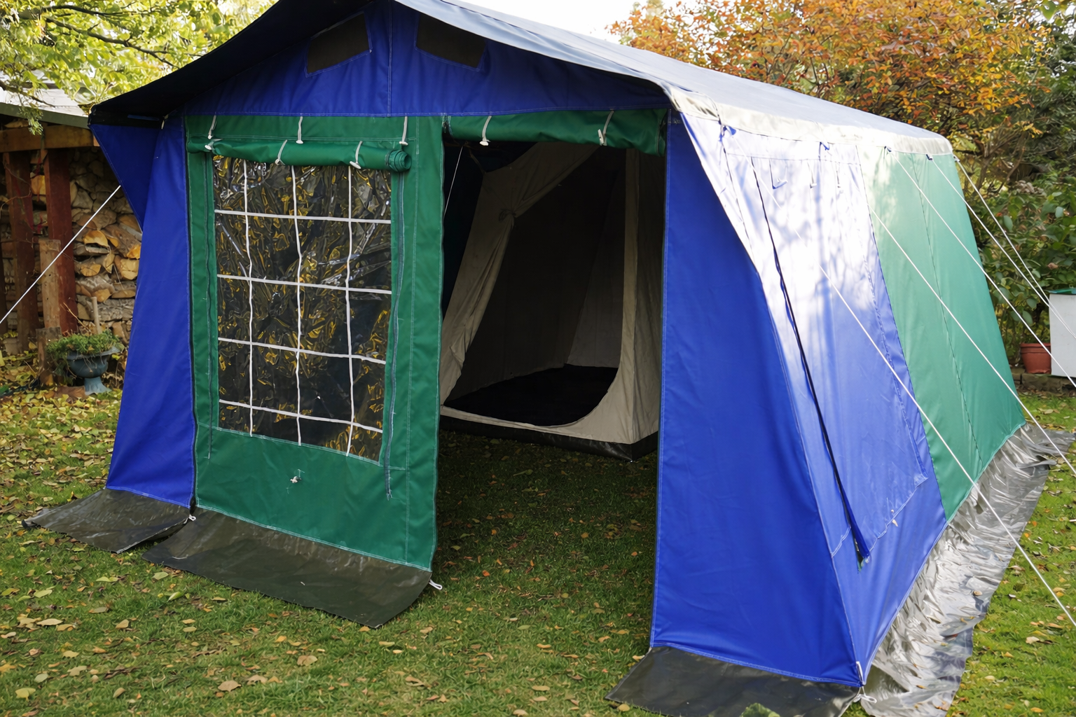 Sypialnia Bawełniana do Przedsionka Namiotu – Naturalna 200×150 cm