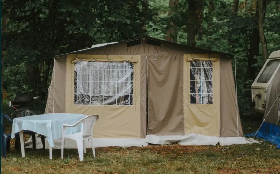 Nowy przedsionek do przyczepy Niewiadów n126 e/d powiększony 4,2×2,5m