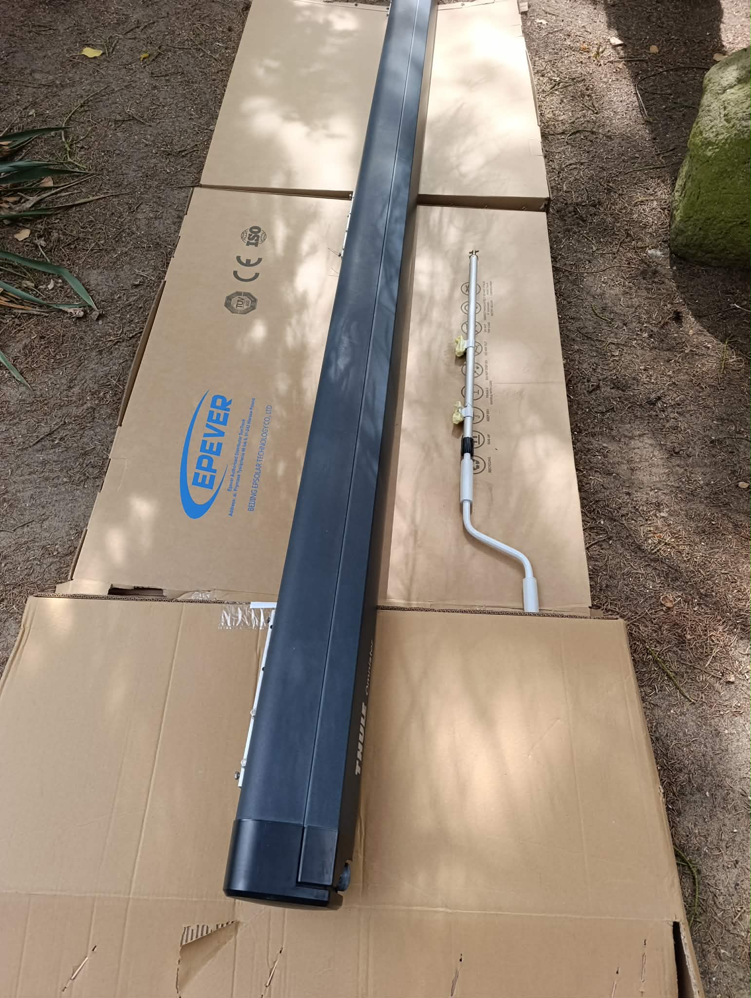 Markiza Thule 3m korba ,adapter do Fiat Peugeot Citroen